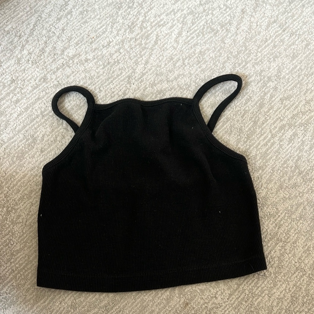 Black crop top